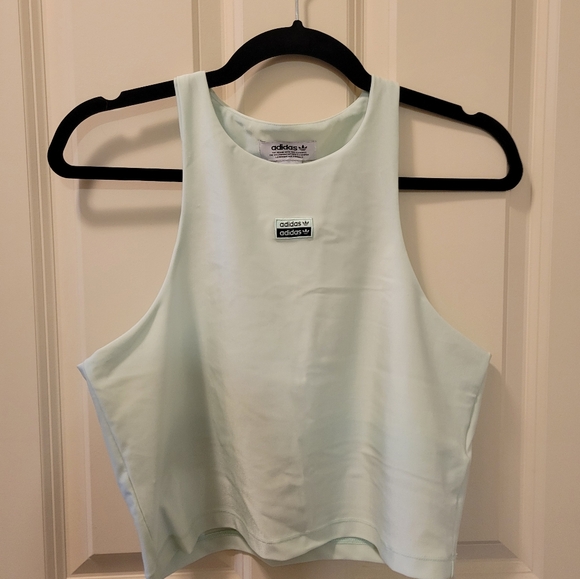Adidas Original x Black Pink Bra Top - Frozen Green size Large - Picture 1 of 9